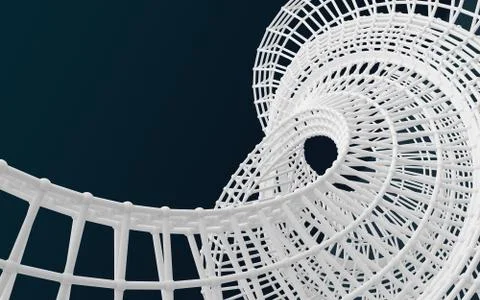 White structure abstract background Stock Illustration