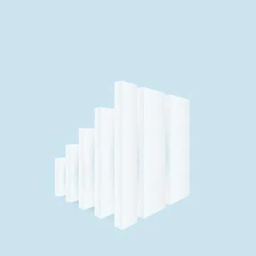 White structure for high tech design or futuristic illustration. Stock Illustration