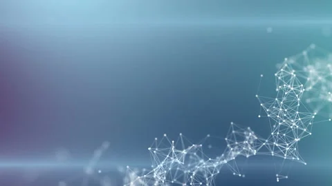 White structure of plexus slowly moving on a dark background. animated abstract Stock Footage 113275392