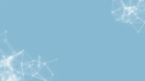 White structures on blue background. Animated digital background. Place for text Video stock 100111763