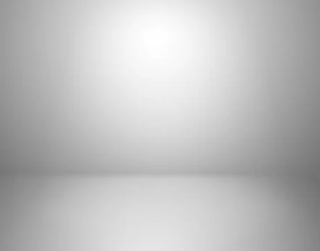 White studio background. Empty gray room, blank product display backdrop with Stock Illustration