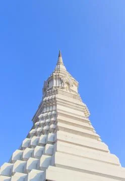 White stupa Stock Photos