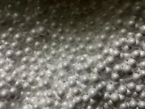 White Styrofoam Balls Texture Stock Photos