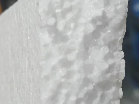 White Styrofoam Macro Texture Close Up Stock Photos