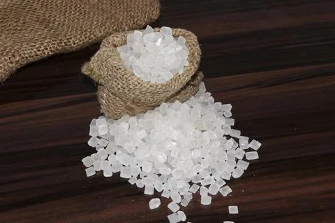 White sugar, also called table sugar, granulated sugar or regular sugar in .. Stock-Fotos