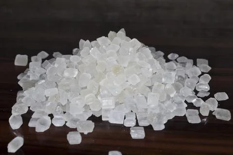 White sugar, also called table sugar, granulated sugar or regular sugar in .. Stock Photos