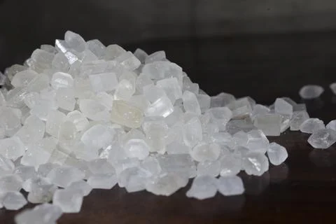 White sugar, also called table sugar, granulated sugar or regular sugar in .. Stock Photos