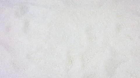 White sugar close up macro background shot rotation Stock Footage 89782123