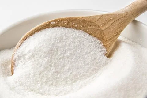 White sugar Stock Photos