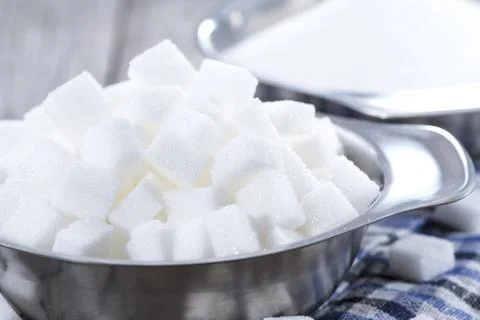 White sugar Stock Photos