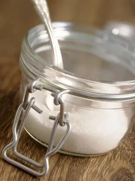 White sugar Stock Photos