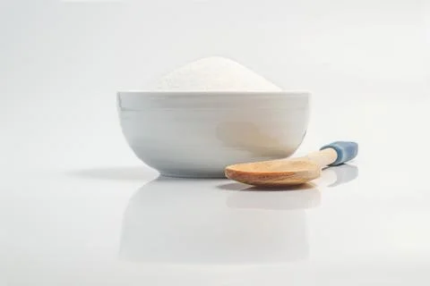 White sugar Stock-Fotos