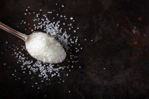 White sugar Stock Photos