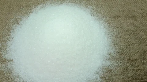 White sugar on the table Vidéo 92264698