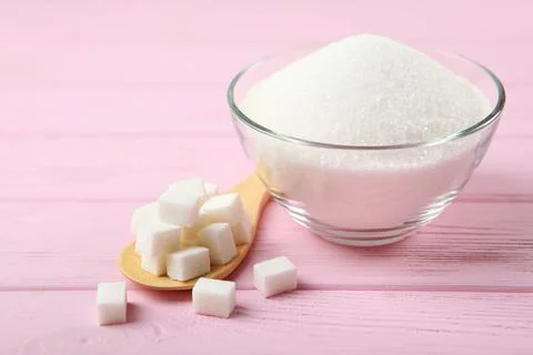 White sugar on the table Photos