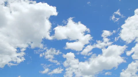 White Summer Clouds Time Lapse Stock-Footage 40369503