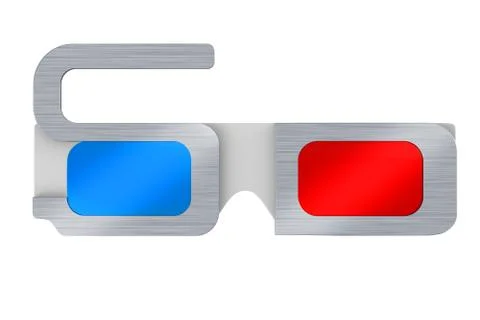White sunglasses Stock-Illustration