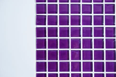 White surface with purple square patterns - great for a cool background 写真素材