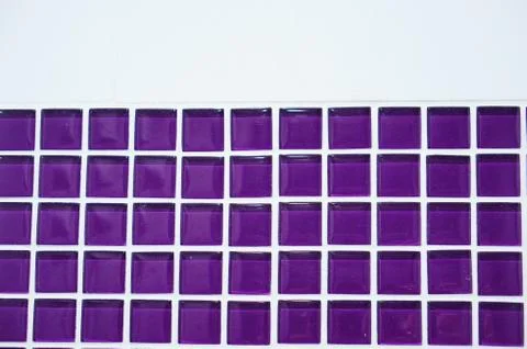 White surface with purple square patterns - great for a cool background 写真素材