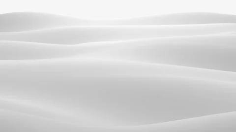 White surface with reflections. Smooth minimal light waves background. Blurry Stock Illustration