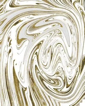 White surface with reflections. Smooth minimal light waves background. Blur.. Stock Illustration