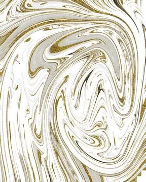 White surface with reflections. Smooth minimal light waves background. Blur.. Illustrazione stock
