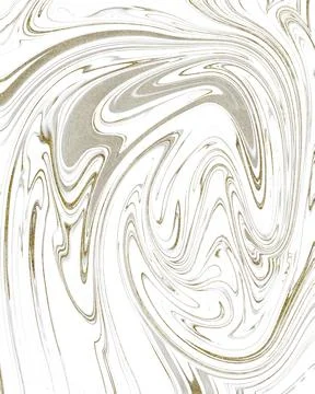 White surface with reflections. Smooth minimal light waves background. Blur.. Stock Illustration