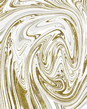 White surface with reflections. Smooth minimal light waves background. Blur.. Illustrazione stock