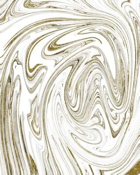 White surface with reflections. Smooth minimal light waves background. Blur.. Stock Illustration