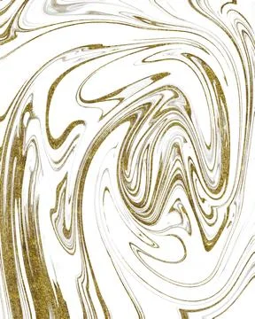 White surface with reflections. Smooth minimal light waves background. Blur.. Stock Illustration