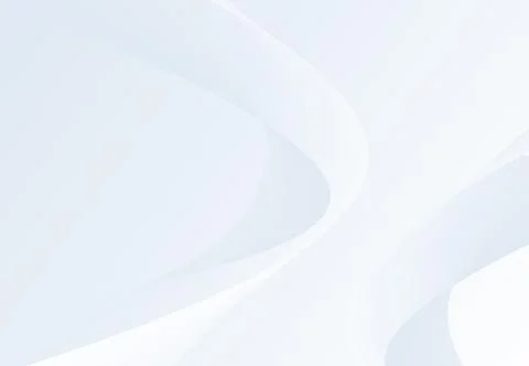 White surface with reflections. Smooth minimal light waves background. Blur.. Illustrazione stock