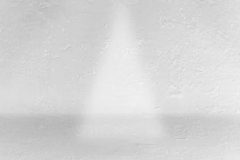 White surface with reflections. Smooth minimal light waves background. Blur.. Stock Photos