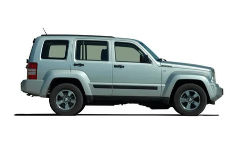 White SUV Фото