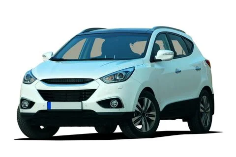 White SUV Stock Photos