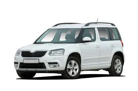 White SUV Stock Photos