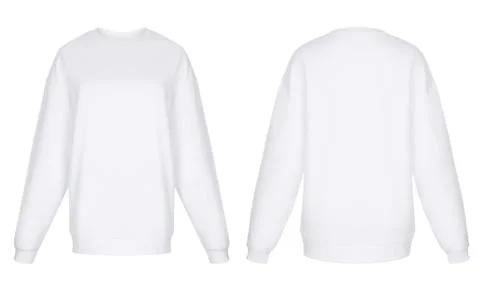 White sweatshirt Stock Photos