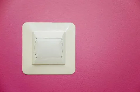 White switch Stock Photos