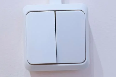 White switch Stock Photos