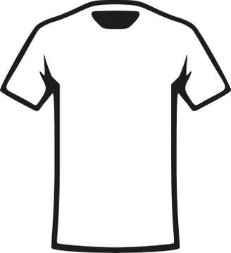 White T-Shirt Stock Illustration