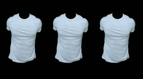 White T-shirts dancing, Slow Motion Stock Footage 11840593