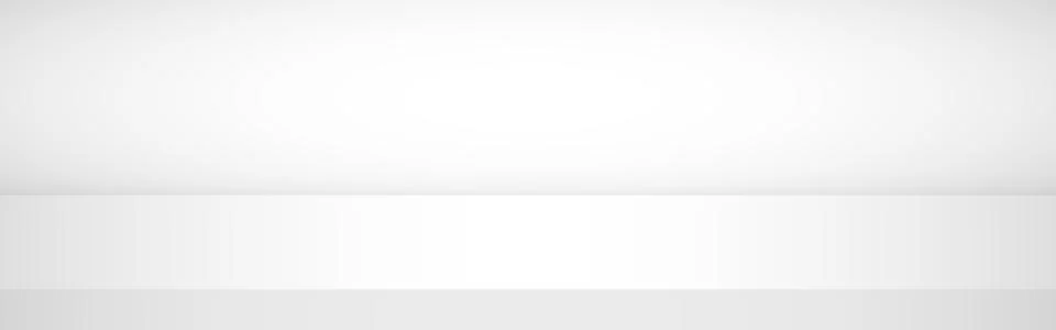 White table background. Empty light studio. Neutral room mockup with shadow Stock Illustration