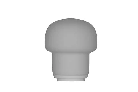 White table lamp isolated on white background Stock Photos