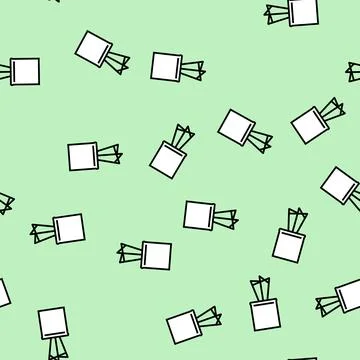 White table lamp vector seamless pattern Stock Illustration
