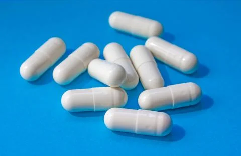 White tablet on a background Stock Photos