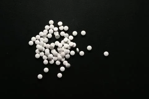 White tablets Stock Photos