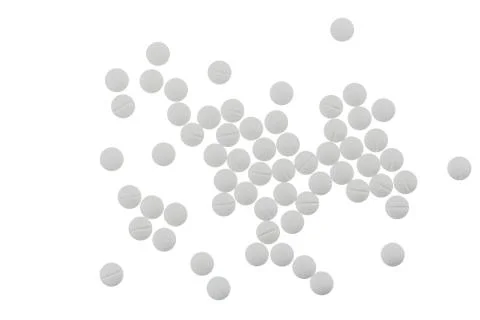 White tablets Stock Photos