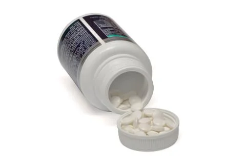 White tablets Stock Photos