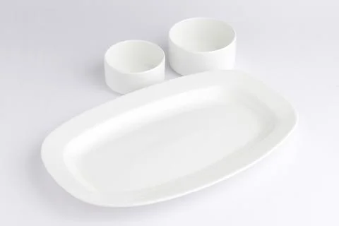 White Tableware Stock Photos