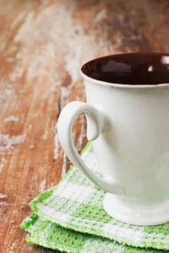 White tea cup Foto stock