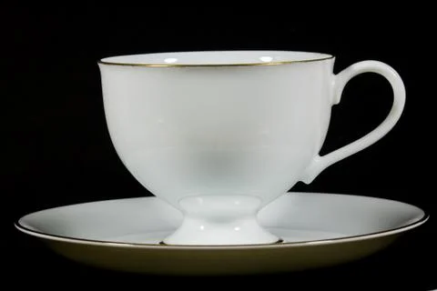 White Tea Cup Stock Photos